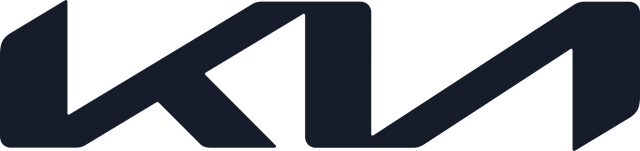 Logo of the Kia car company, the stylised letters KIA forming a geometric sawtooth design