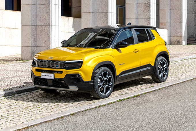 Jeep Avenger in Yellow