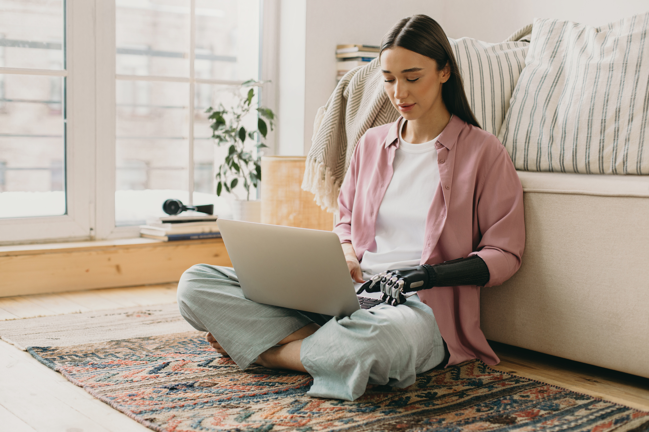 Woman on laptop