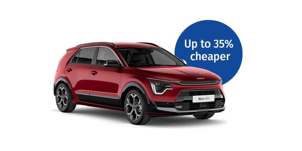 Save up to 35 percent on a Kia Niro