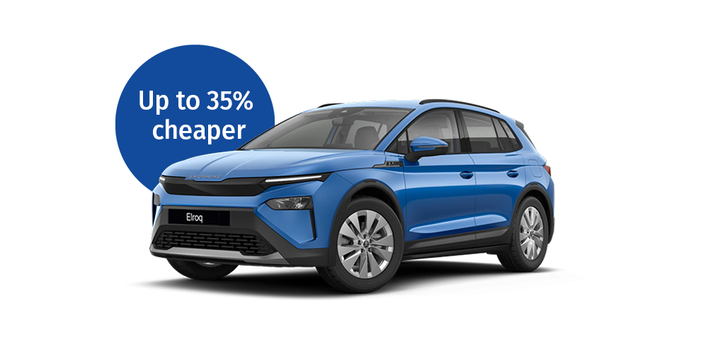 Save up to 35 percent on a Skoda Elroq