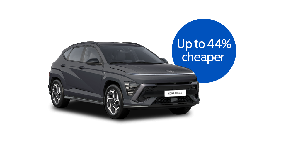 Save up to 44 percent on a Hyundai Kona