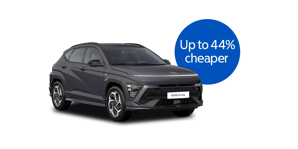 Save up to 44 percent on a Hyundai Kona