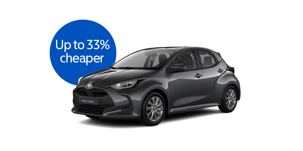 Save up to 33 percent on a Toyota Yaris