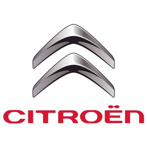 The logo of the Citroen car company, a stylized image of double helical gears