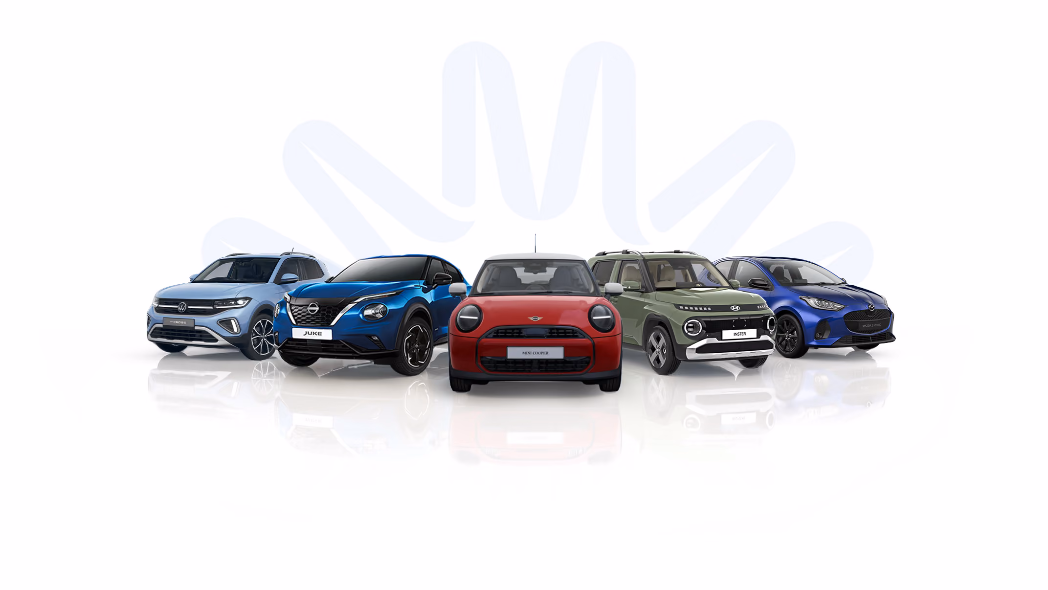 A selection of vehicles available on the Motability Scheme this quarter