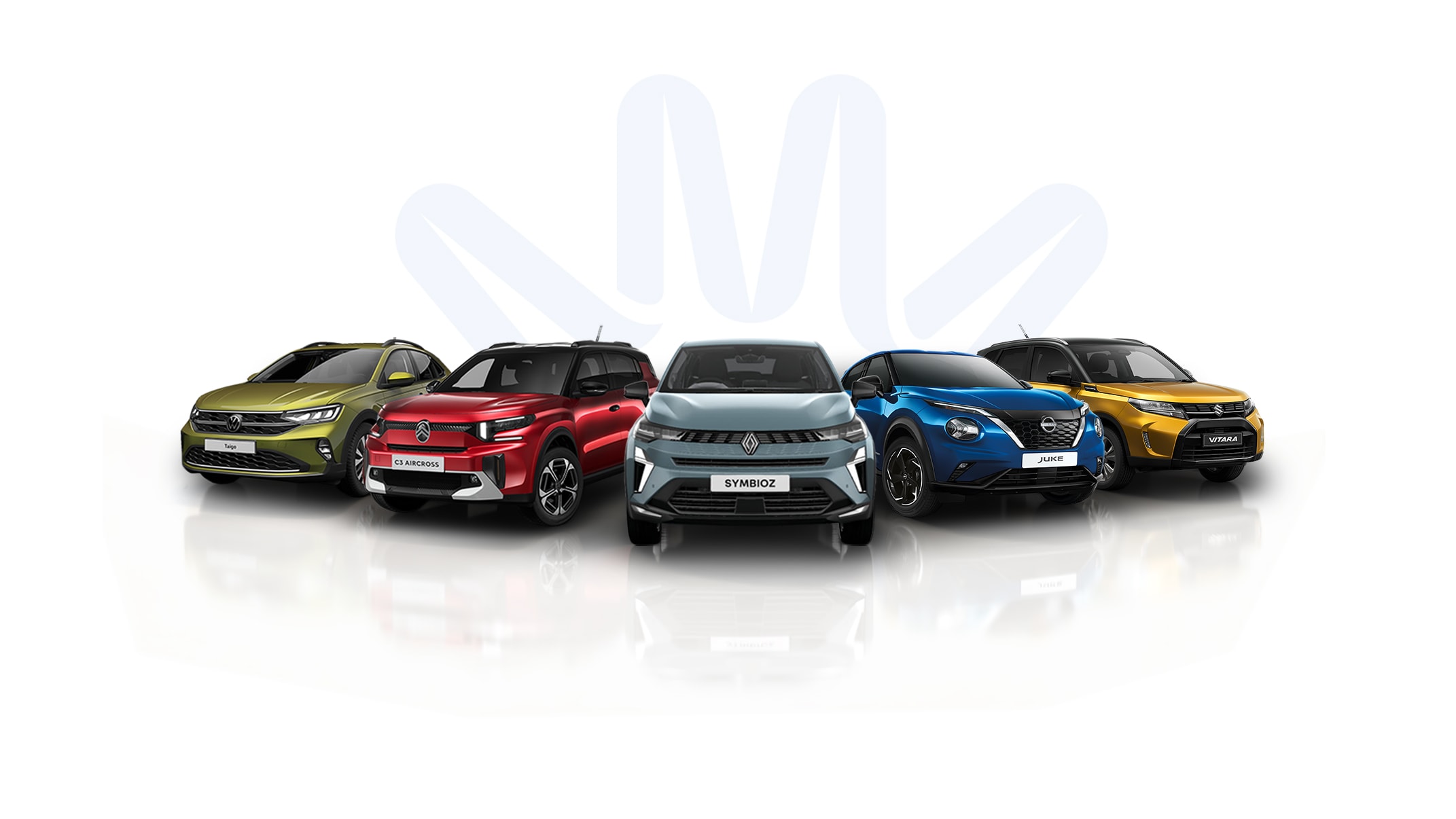 A selection of cars available on the Motability Scheme this quarter